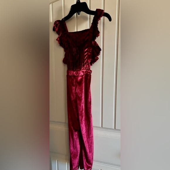 Velvet Jumpsuit - Picture 1 of 2